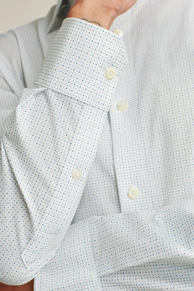 Men Jetsetter Stretch Dress Shirt Seabreeze Dot Bonobos Business Casual Shirts