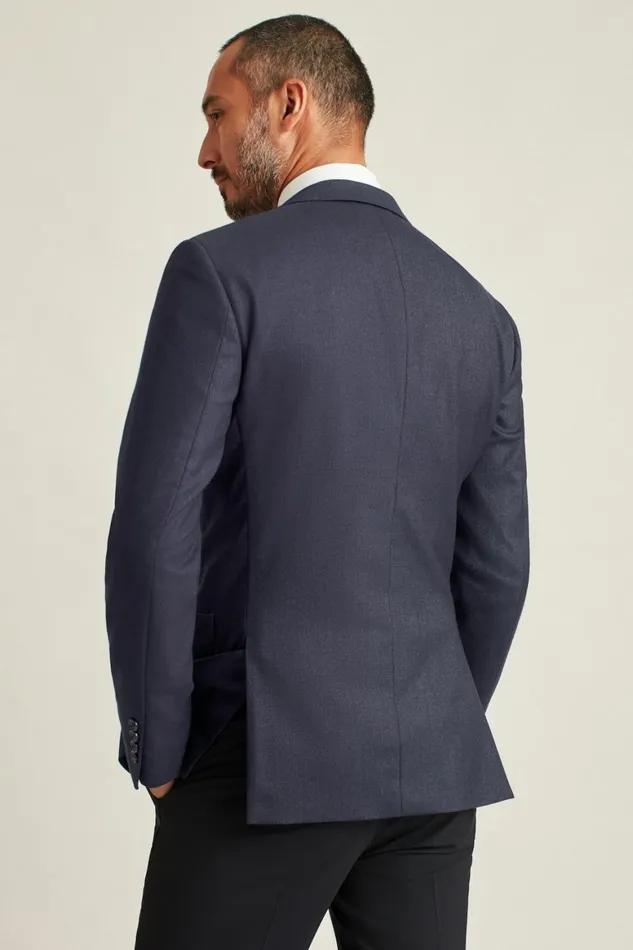Men Jetsetter Stretch Italian Wool Blazer Navy Bonobos Blazers and Sport Coats