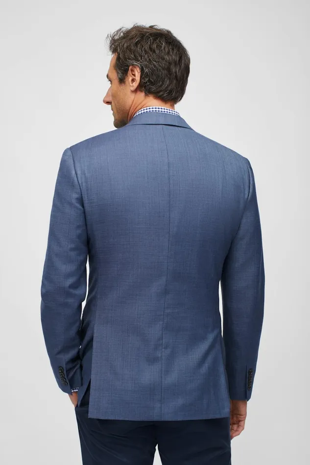 Men Jetsetter Stretch Italian Wool Blazer Washed Blue Bonobos Blazers and Sport Coats