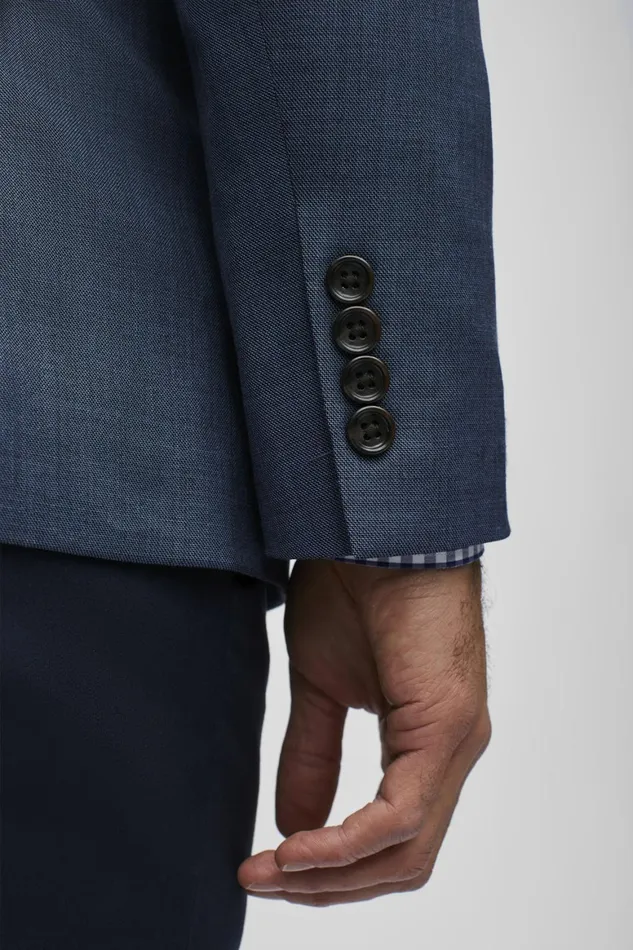Men Jetsetter Stretch Italian Wool Blazer Washed Blue Bonobos Blazers and Sport Coats