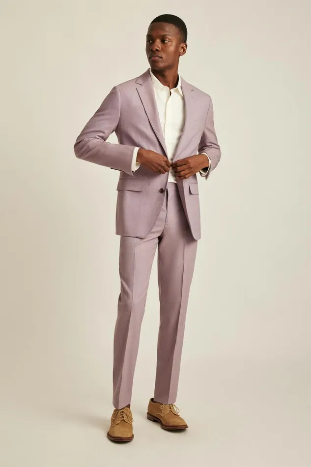 Men Jetsetter Wool Blazer Dusty Rose Bonobos Blazers and Sport Coats