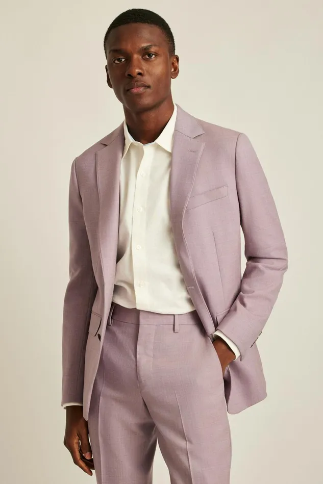 Men Jetsetter Wool Blazer Dusty Rose Bonobos Blazers and Sport Coats