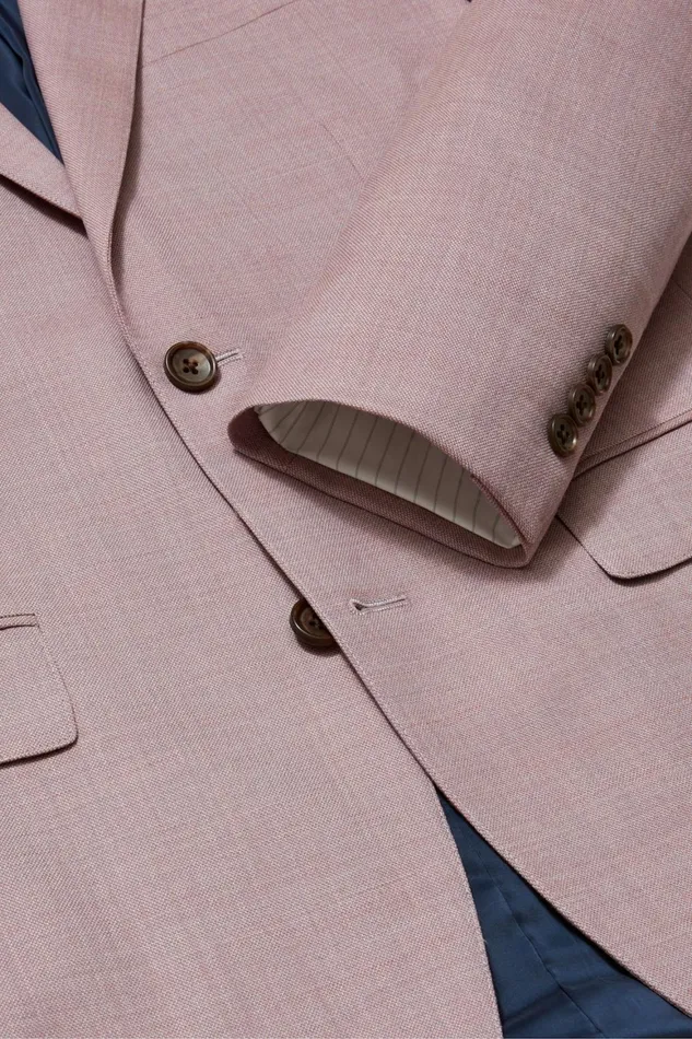 Men Jetsetter Wool Blazer Dusty Rose Bonobos Blazers and Sport Coats