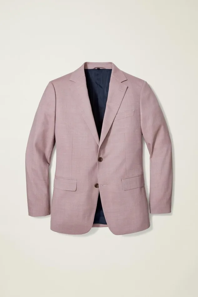 Men Jetsetter Wool Blazer Dusty Rose Bonobos Blazers and Sport Coats
