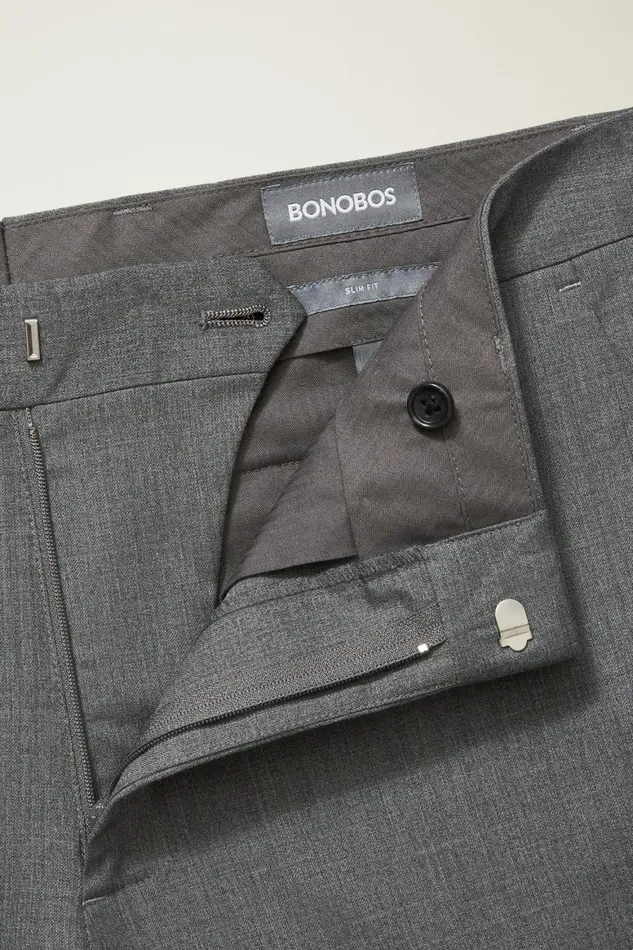 Men Jetsetter Wool Dress Pant Grey Bonobos Dress Pants