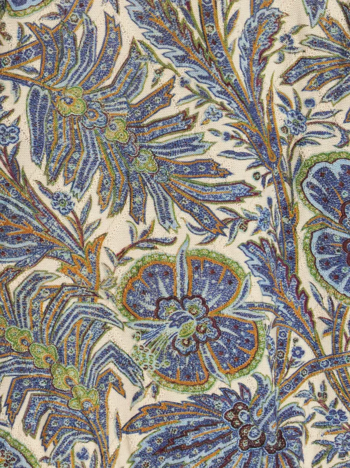 Men Jumper With Macro Floral Designs Etro Knitwear