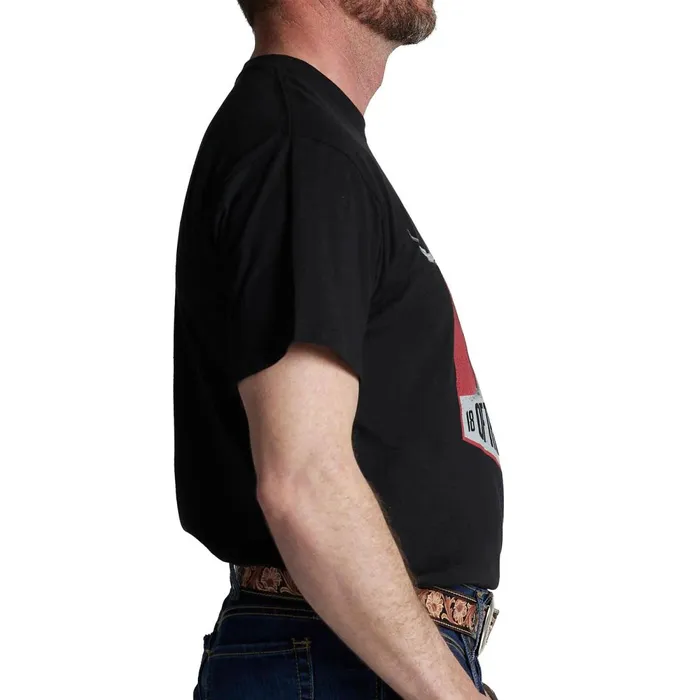 MEN Justin Standard Of The West Tee Black Justin Boots TShirts and Polos