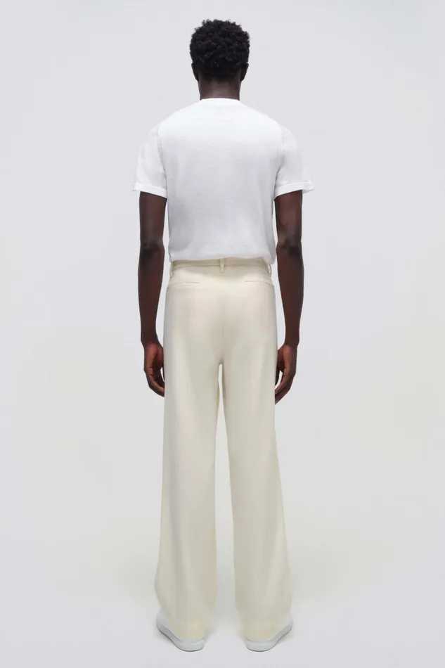 Men Kane Pants Eggshell Jonathan Simkhai Pants and Bottoms
