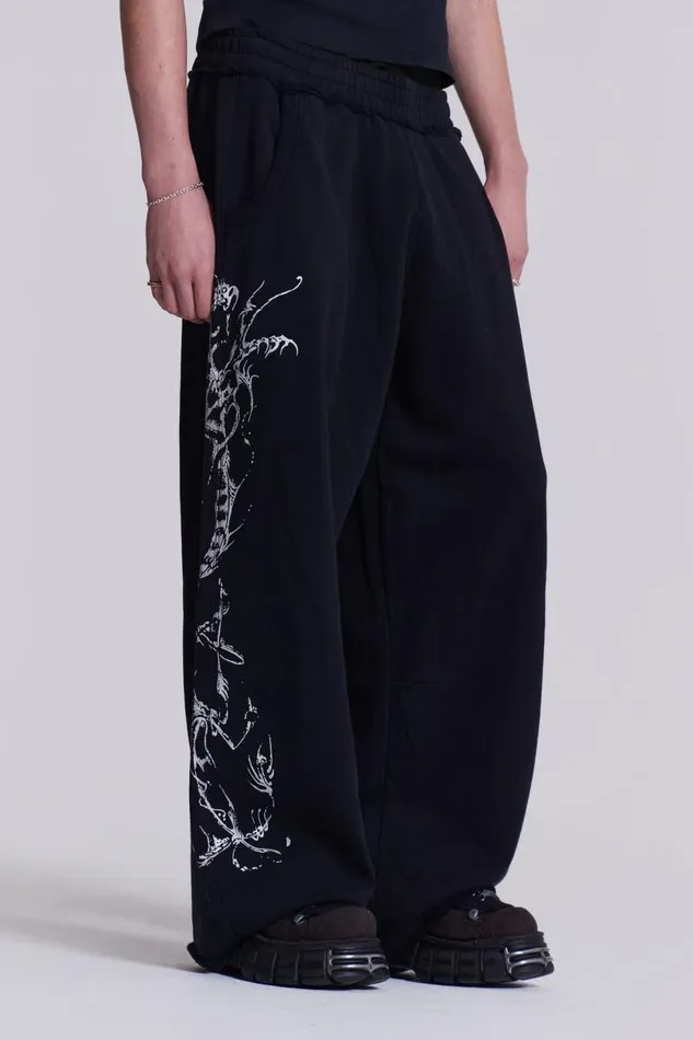 Men Lazy Willy Printed Monster Joggers Jaded London Joggers and Sweatpants