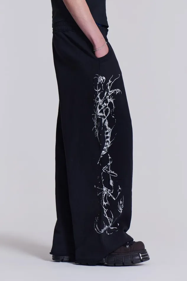 Men Lazy Willy Printed Monster Joggers Jaded London Joggers and Sweatpants