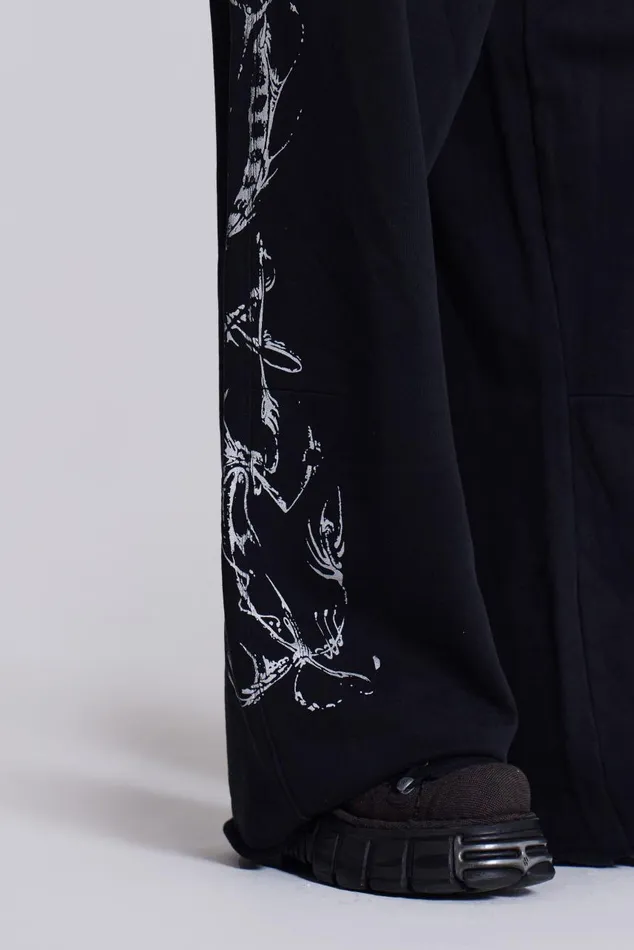Men Lazy Willy Printed Monster Joggers Jaded London Joggers and Sweatpants