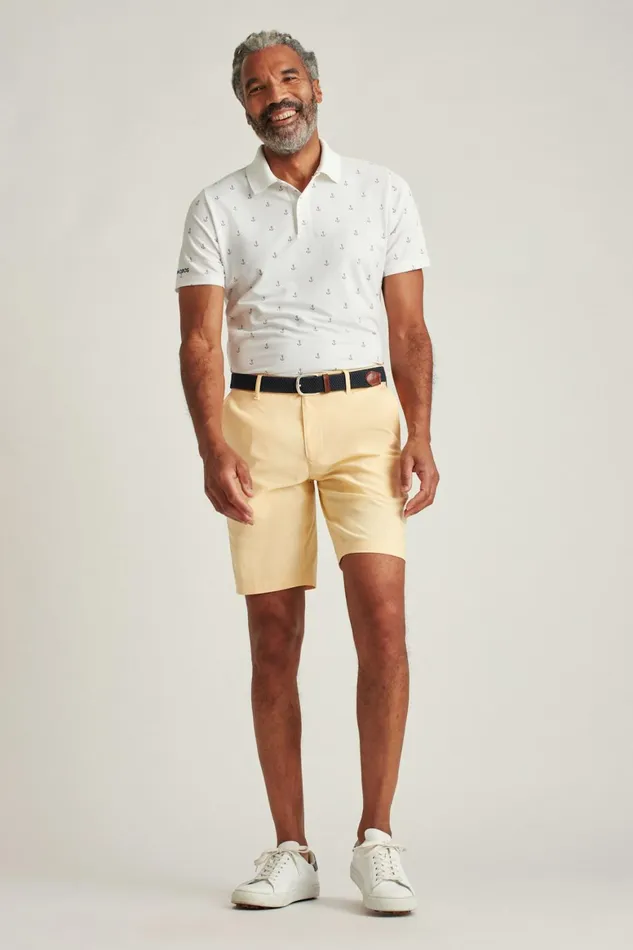 Men Lightweight Golf Short Heather Sunflower Bonobos Golf Shorts