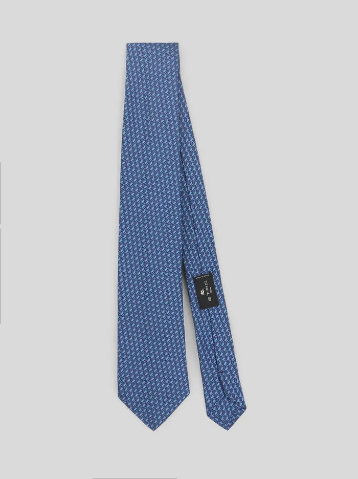 Men Logoed Tie Etro Ties And Pocket Squares