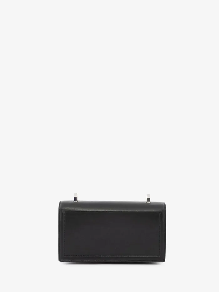Men Messenger Bags Alexander McQueen The Knuckle Satchel Black
