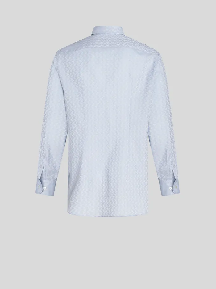 Men Micro Paisley Jacquard Shirt Etro Shirts