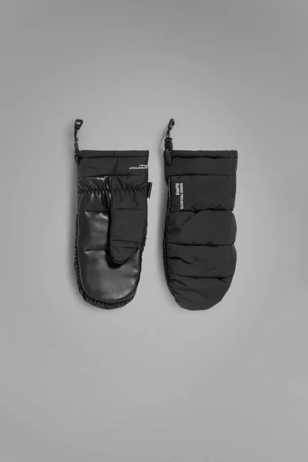 Men Norse Projects Accessories Norse Elmer Pertex Shield Heavy Mitten Black