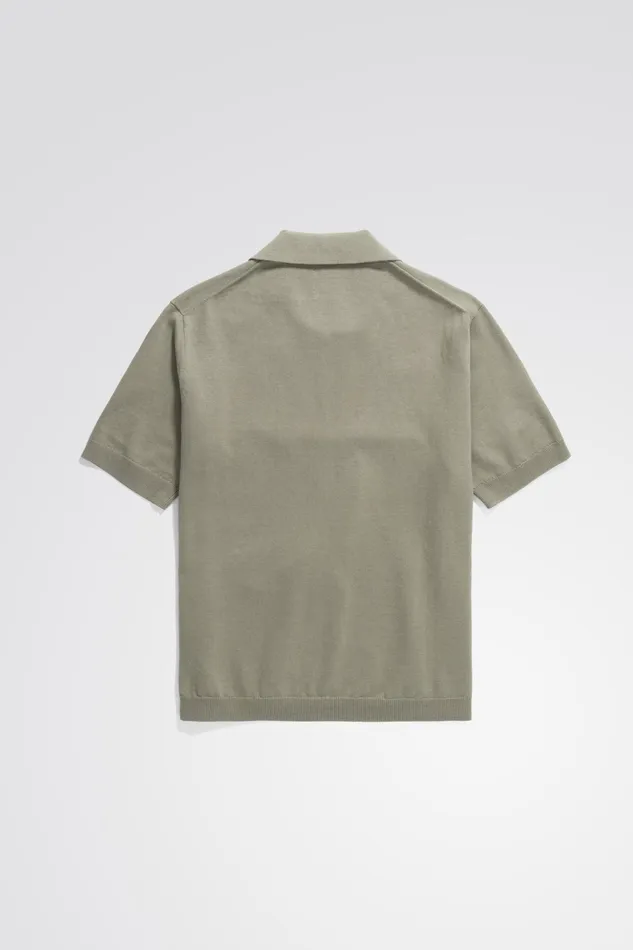 Men Norse Projects Knitwear Leif Cotton Linen Polo Clay