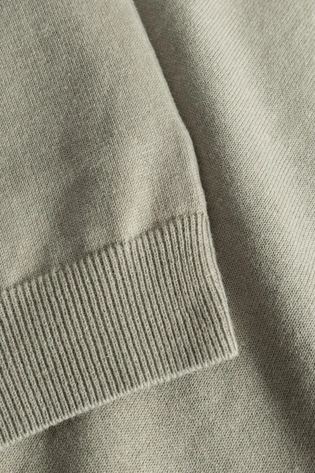 Men Norse Projects Knitwear Leif Cotton Linen Polo Clay
