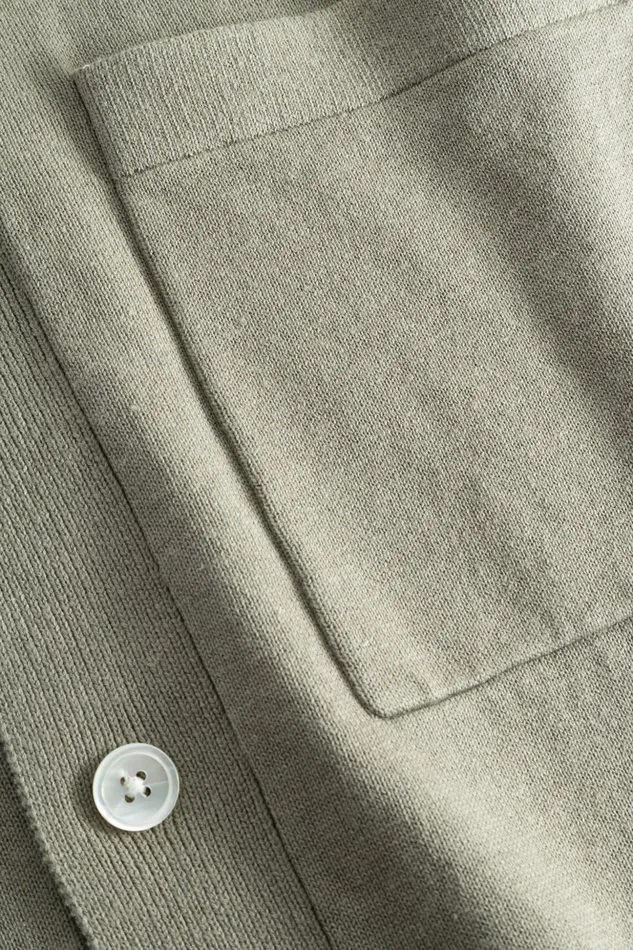 Men Norse Projects Knitwear Rollo Cotton Linen SS Shirt Clay