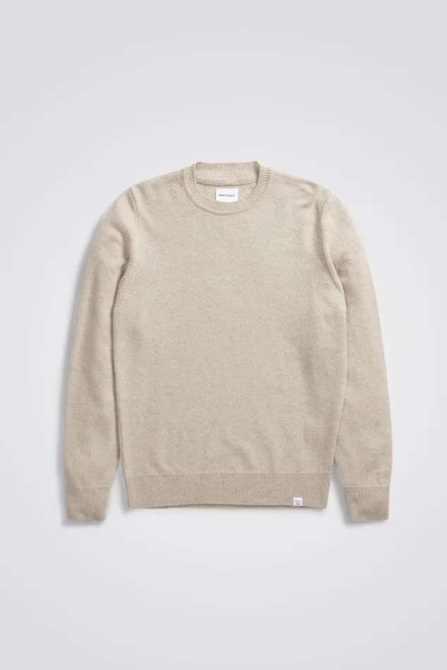 Men Norse Projects Knitwear Sigfred Lambswool Oatmeal