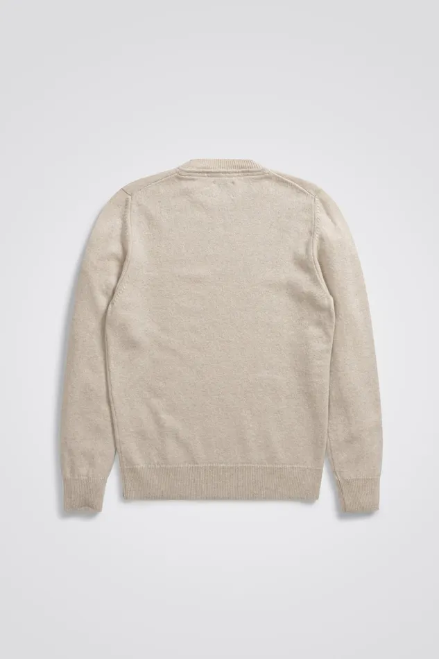 Men Norse Projects Knitwear Sigfred Lambswool Oatmeal