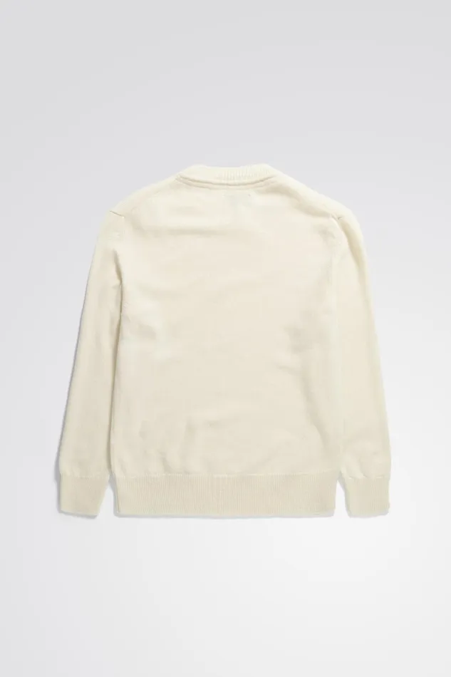 Men Norse Projects Knitwear Sigfred Merino Lambswool Sweater Ecru