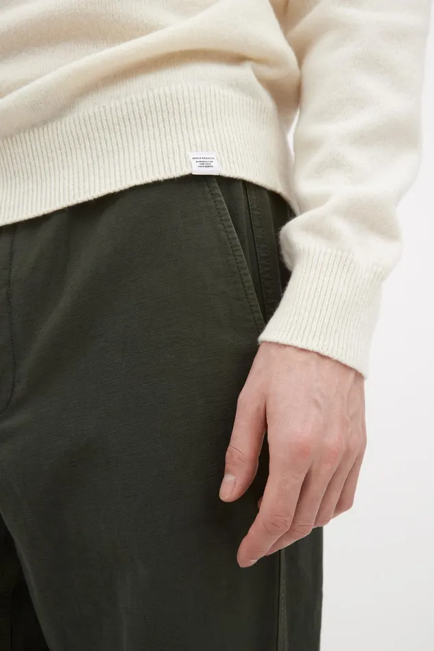 Men Norse Projects Knitwear Sigfred Merino Lambswool Sweater Ecru