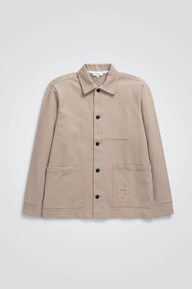 Men Norse Projects Overshirts Jorn Tab Series Overshirt Light Khaki