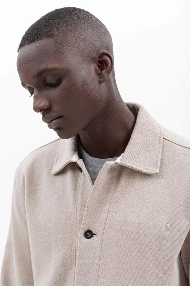 Men Norse Projects Overshirts Jorn Tab Series Overshirt Light Khaki