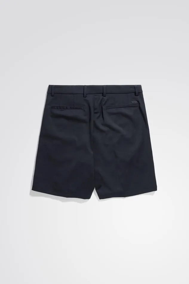 Men Norse Projects Shorts Benn Relaxed Light Wool Pleated Short Dark Navy