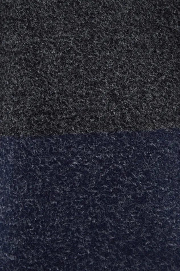 Men Norse Projects Sweatshirts Ruben Brushed Jersey Rugby LS Polo Navy