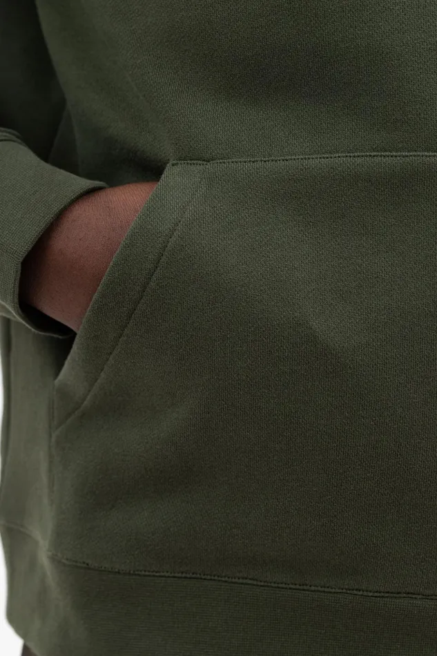 Men Norse Projects Sweatshirts Vagn Classic Hoodie Army Green