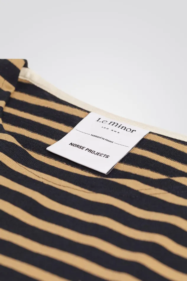 Men Norse Projects TShirts Holger Le Minor X Norse Projects Dark Navy