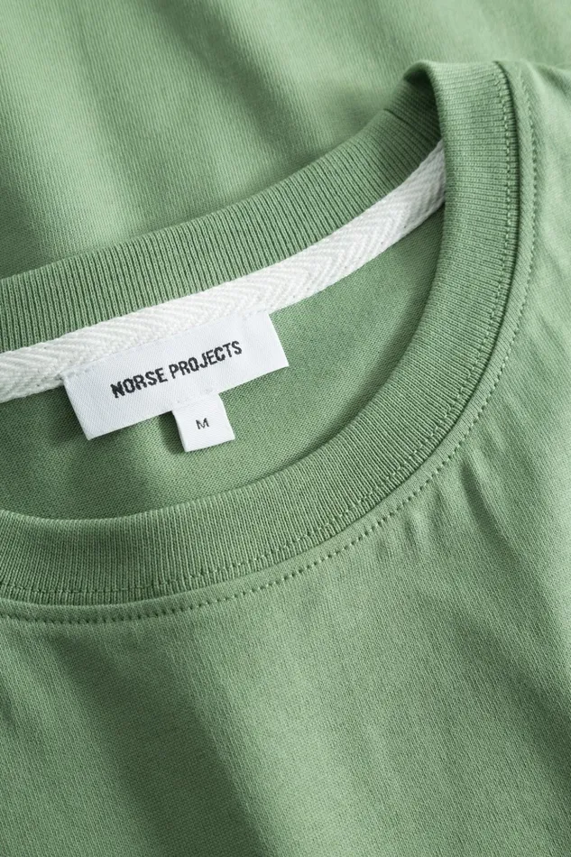 Men Norse Projects TShirts Niels Standard Tshirt Linden Green