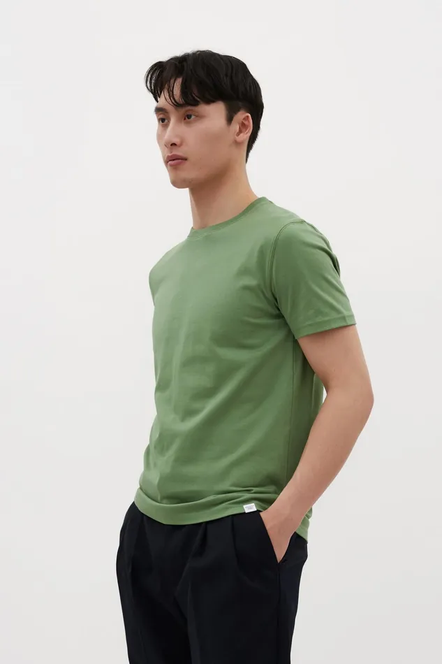 Men Norse Projects TShirts Niels Standard Tshirt Linden Green