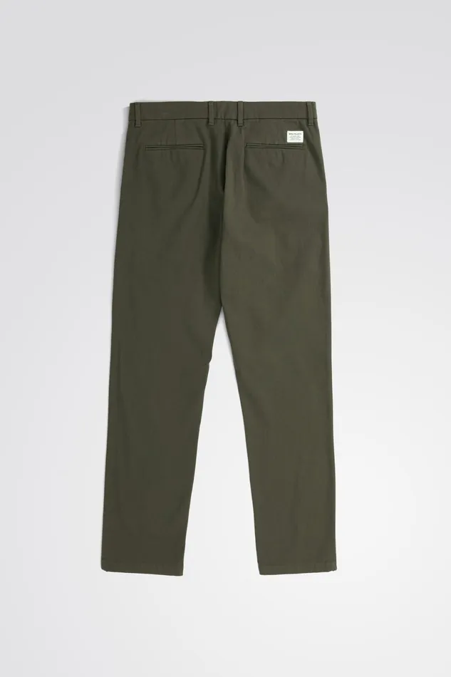 Men Norse Projects Trousers Aros Slim Light Stretch Chino Spruce Green