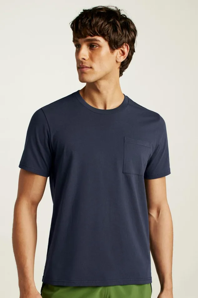 Men Organic Cotton Pocket Tee Navy Bonobos Short Sleeve Tees