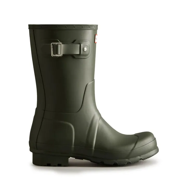 Men Original Short Rain Boots Hunter Boots Original Short Rain Boots Dark Olive Men Original Short Rain Boots Hunter Boots Original Short Rain Boots Dark Olive