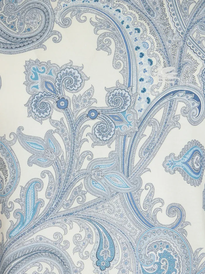 Men Ornamental Paisley TShirt Etro TShirts