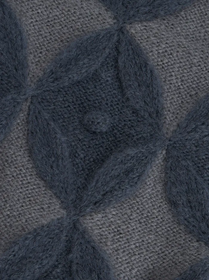 Men Oversize Jumper With Geometric Pattern Etro Knitwear