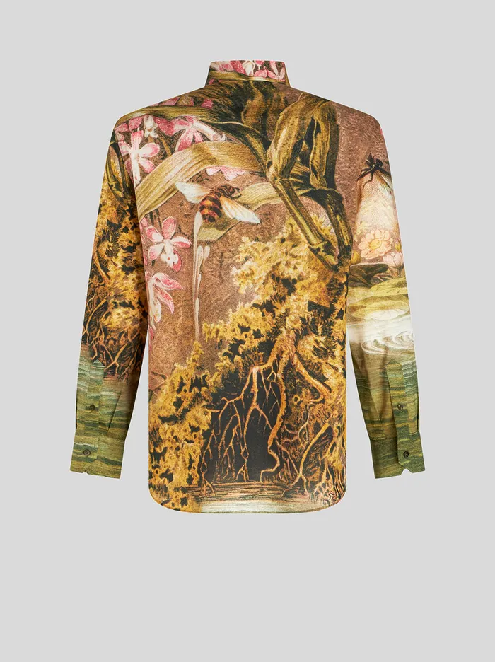 Men Oversize Printed Shirt Etro Shirts