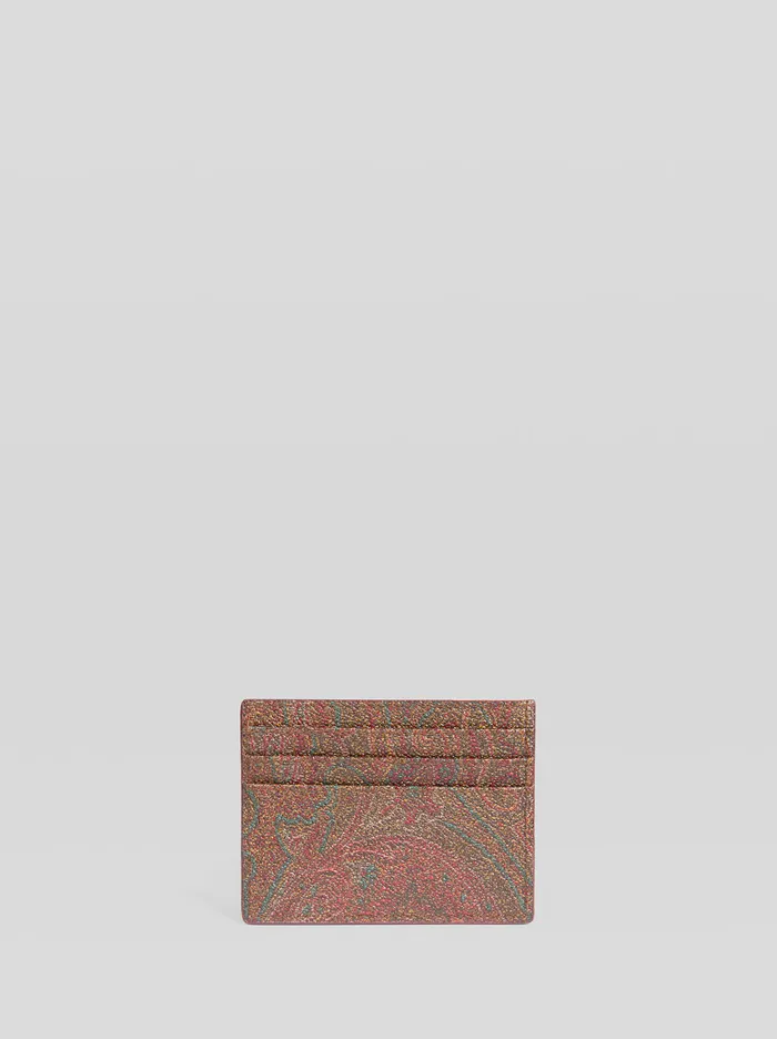 Men Paisley Credit Card Holder Etro Wallets And Credit Card Holder