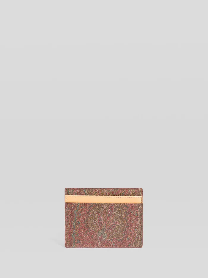 Men Paisley Credit Card Holder Etro Wallets And Credit Card Holder