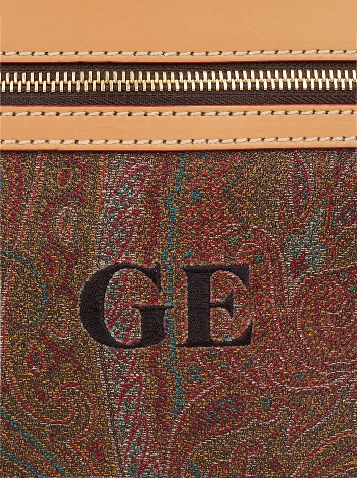 Men Paisley Jacquard Backpack Etro Backpacks And Belt Bags