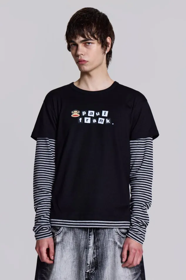 Men Paul Frank Layer Tee Jaded London TShirts and Vests