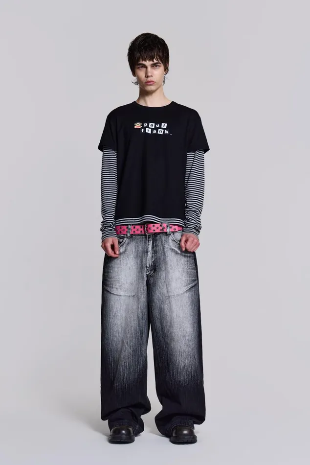 Men Paul Frank Layer Tee Jaded London TShirts and Vests