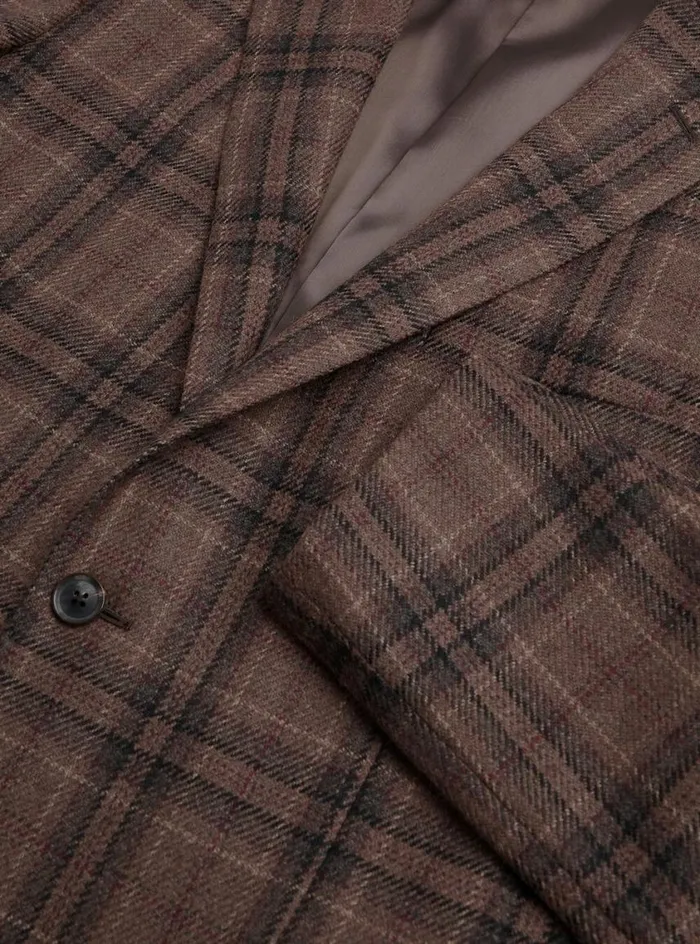 Men Paul Stuart Blazers and Jackets Brown Plaid Wool Sport Jacket Tanbrown Men Paul Stuart Blazers and Jackets Brown Plaid Wool Sport Jacket Tanbrown