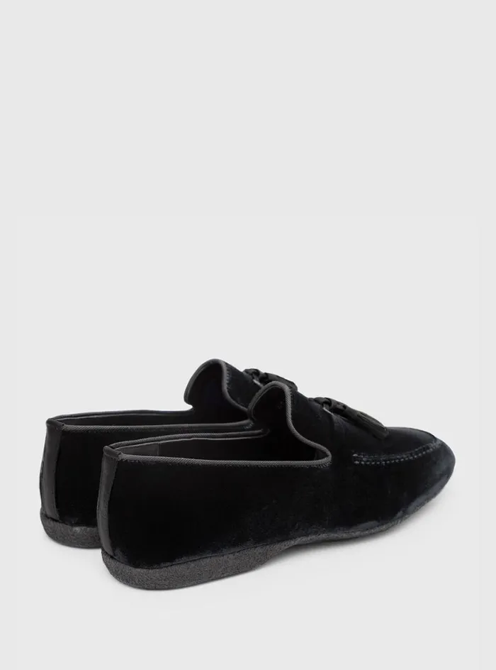 Men Paul Stuart Evening Hope Velvet SlipOn Black Men Paul Stuart Evening Hope Velvet SlipOn Black