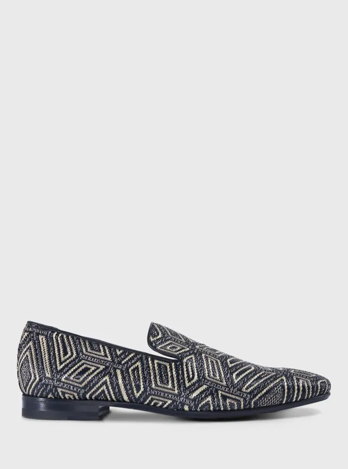 Men Paul Stuart Evening Portland Formal SlipOn Straw