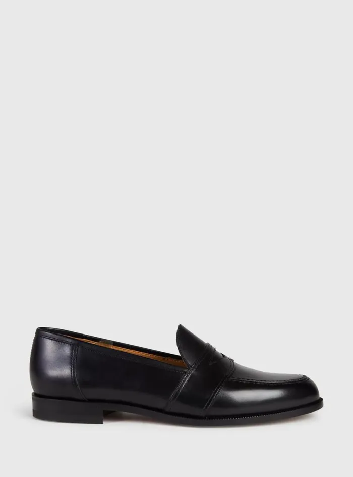Men Paul Stuart Loafers Lee Penny Loafer Black